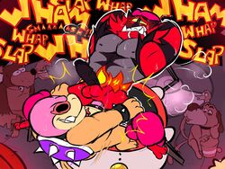 anal anthro balls duo_focus erection eyewear gay genitals incineroar koopa_clown_car koopaling male male/male male_only mario_(series) multiple_boys muscular muscular_male nintendo nipples pecs penis pokémon_(species) pokemon roy_koopa sex solo sound_effects sunglasses super_smash_bros. testicles torquewintress vein veiny_penis video_games