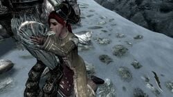 animated blowjob crying deepthroat draugr face_fucking fellatio gag gagging hand_on_another's_head hand_on_head irrumatio mascara_tears oral oral_sex running_mascara runny_makeup runny_mascara skyrim snow sound tagme the_elder_scrolls throat_fuck undead video