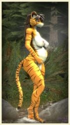 3d feline furry maomi pregnant