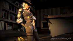 1girls 3d anal_masturbation animated ashe_(overwatch) female_focus female_only iidssm_sfm masturbation no_sound overwatch source_filmmaker tagme vaginal_masturbation video