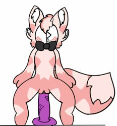 andromorph anthro cuntboy dildo dildo_in_pussy dildo_penetration female furry genitals halco hi_res intersex machine nude protogen sex_toy solo vaginal_penetration