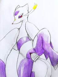 2020 3:4 anthro anthro_penetrated clitoris colored_pencil_(artwork) disembodied_penis duo eiroru female female_focus female_penetrated furry genitals hi_res male male_penetrating male_penetrating_female mienshao nintendo nude penetration penis pokémon_(species) pokemon purple_body pussy red_eyes sex simple_background spread_legs spreading straight traditional_media_(artwork) vaginal_penetration video_games white_background