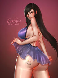tifa lockhart from final fantasy by cerihapi