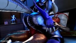 3d alilkira animated anthro anthro_on_anthro anthro_penetrated anthropod kasdaq large_ass large_breasts no_sound robot sex sfm source_filmmaker tagme video