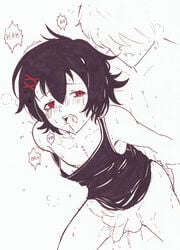 2boys ahe_gao anal anal_sex femboy gay juuzou_suzuya mark_gavatino tokyo_ghoul trap