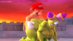 1boy 1girls 3d 3d_animation animated ass big_ass big_breasts big_butt big_thighs black_eyes blue_eyes breasts brown_hair bubble_ass bubble_butt butt cackletta cap countersfm curvy curvy_female duo female female/male gloves green-skinned_female green_skin hat jiggling_ass jiggling_breasts jiggling_butt kabalmystic_(style) light-skinned_male light_skin lips male male/female mario mario_(series) mario_and_luigi_(series) naked nintendo no_sound nude outdoors red_cap red_hat sex shorter_male tagme taller_female thick thick_ass thick_butt thick_hips thick_thighs thighs video white_gloves wide_hips