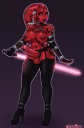 1futa alien alien_futanari areolae big_breasts big_penis breasts cock_ring darth_talon erection futa_only futa_sans_pussy futanari futanari_alien high_heel_boots high_heels humanoid large_breasts lightsaber mature mature_futa nipples penis red-skinned_futanari red_lightsaber red_skin shadowboxer sith solo star_wars twi'lek voluptuous voluptuous_futanari