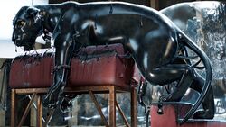 16:9 2020 3d animal_genitalia animal_penis black_latex caz_(character) felid feline_penis feral forced from_behind_position genitals hi_res latex_transformation living_latex male mammal mounting pantherine penis rape rubber sex solo tentacle tentacle_rape tentacle_sex transformation widescreen yellow_eyes zack3d