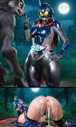 ai_generated ass big_ass big_breasts big_butt big_thighs breasts curvy curvy_figure female helmet kamen_rider kamen_rider_eins kamen_rider_girls_remix_(series) large_ass large_breasts superheroine thick_thighs thighs tokusatsu voluptuous