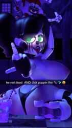 3d 9:16 android animatronic areola baby_(fnafsl) balls big_breasts blush breasts bugafterdark camera_view circus_baby circus_baby_(fnaf) clothed clothing duo english_text erection eyebrows eyeshadow female five_nights_at_freddy's freckles freckles_on_ass freckles_on_breasts genitals glowing glowing_eyes goth_baby green_eyes gynoid hair hi_res huge_breasts human humanoid living_machine looking_at_viewer makeup male mammal mascara mascara_tears middle_finger nipples open_mouth penis portrait purple_guy purple_guy_(fnaf) raised_eyebrows robot sister_location smile snapchat so87baby source_filmmaker straight summer_of_87_baby text tongue underwear video_games