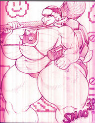 1girls bbw big_breasts big_thighs bikini breasts breasts_bigger_than_head female female_only hammer hammer_bros. helmet huge_breasts huge_thighs koopa large_breasts large_thighs lips mario_(series) monochrome muscles nintendo shell sledge_bro sledgehammer slightly_chubby sna snao solo spiked_bra spiky_shell_bra tail thick thick_hips thick_thighs thighs thighs_bigger_than_head