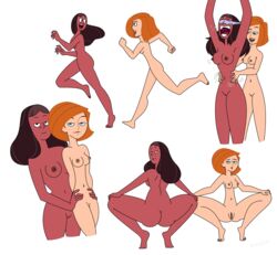 2020 2girls absurd_res absurdres ann_possible ass barefoot black_eyes blindfold blue_eyes brown_hair cartoon_network chasing completely_nude crossover dark-skinned_female dark_skin disney doctor female female_only human human_only indian indian_female kim_possible kissing large_breasts long_hair medium_breasts multiple_girls navel nerdsman567 nipples nude nude_female orange_hair priyanka_maheswaran realistic_proportions running short_hair simple_background spit squatting steven_universe straight_hair thin_waist tickle_fetish tickle_torture tickling vagina waist_grab white_background yuri