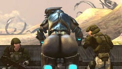 sangheili from halo (game) by artist request