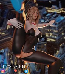gwen stacy from marvel by lewdality