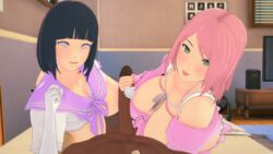 1boy 2girls abs armwear beard bed bedroom belly_button blonde_hair blue_hair blush bob_cut boruto:_naruto_next_generations bracelets breasts cheating cheating_female cheating_wife cleavage clothed_female_nude_male clothed_sex cornrows curvaceous curvy curvy_figure dark-skinned_male dark_skin double_handjob elbow_gloves erection facial_hair female ffm_threesome gloved_handjob gloves green_eyes handjob haruno_sakura holding_penis human hyuuga_hinata indoors interracial koikatsu large_breasts light-skinned_female light_skin long_gloves looking_at_viewer male male_pov mature mature_female milf miniskirt moustache multiple_girls nail_polish naked naruto naruto_(series) netorare no_bra no_panties ntr nude nude_male penis pink_hair pink_nail_polish pink_nails pov pov_eye_contact purple_eyes raikage revealing_clothes sakura_haruno school_uniform schoolgirl sgdg short_hair short_skirt sideboob skirt smile smiling straight straps tattoo teamwork tease teasing thighs threesome tongue tongue_out underboob voluptuous wide_hips