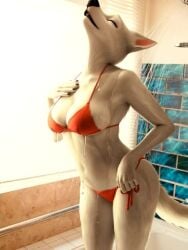 1girls ai_animated ai_animation ai_generated anthro anthrofied ass bathroom beautiful big_ass big_breasts bikini bolt_(bolt) bolt_(film) breasts brown_eyes canid canine canis carnivalecloudmuncher cleavage closed_eyes clothed clothing disney dog dog_girl domestic_dog ears female fur furry genderswap genderswap_(mtf) german_shepherd grok_imagine herding_dog looking_at_viewer mammal mtf_crossgender navel oystercatcher7 pastoral_dog photo_manipulation photomorph rule_63 seductive sexy shower side-tie_bikini side-tie_bikini_bottom smile smiling smiling_at_viewer solo sound swimsuit swimwear tagme tail third-party_edit two-piece_swimsuit video wet wet_body wet_fur white_body white_fur