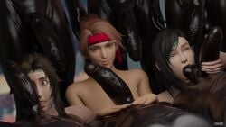 3d 3d_(artwork) 3girls 6+boys 6boys aerith_gainsborough alternate_version_available balls big_penis black_hair brown_eyes brown_hair dark-skinned_male dark_skin erection female final_fantasy final_fantasy_vii final_fantasy_vii_remake green_eyes headband huge_cock huge_penis interracial jessie_rasberry large_penis long_hair male multiple_boys multiple_girls naked nude nude_female nude_male nudity oral oral_sex penis penis_awe ponytail red_eyes square_enix tagme testicles tied_hair tifa_lockhart uncensored vekkte