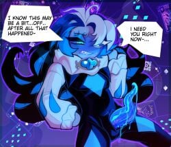 shadow milk cookie from cookie run by c3ga