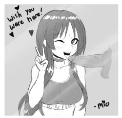 mio akiyama (k-on!) from blacked by duke wintermaul