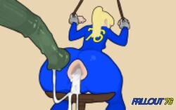 after_anal after_sex anal anal_sex ass clothing cum cum_in_ass cum_inside fallout fallout_76 horsecock jumpsuit mutant tagme uniform vault_suit zoophilia