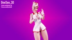 1girls 3d 3d_(artwork) alternate_costume blender blender_(software) blizzard_entertainment blonde_hair blue_eyes breasts deesee3d doctor dr._ziegler eyeshadow female light_skin mercy needle no_bra no_panties no_pants nurse nurse_cap nurse_hat nurse_uniform overwatch pussy short_skirt skirt sleeveless sleeveless_shirt slim syringe tied_hair unbuttoned unbuttoned_shirt vagina