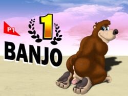 4:3 anthro ass balls banjo-kazooie banjo_(banjo-kazooie) feet genitals jberrserker male male_only mammal penis rareware ursid video_games