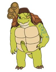 critical_role dungeons_and_dragons eyepatch male male_only orly orly_skiffback penis solo tortle turtle