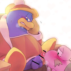 censored escargoon furry king_dedede kirby_(series) no_humans otamesi0309 tagme yaoi