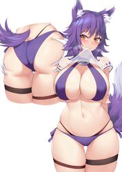 1girls abs animal_ears ass ass_cleavage ass_grab back big_ass big_breasts biting_clothes blush breasts butt_crack cat_ears cleavage female female_only huge_breasts kuavera large_breasts makoto_(princess_connect!) midriff mouth_hold pale-skinned_female pose princess_connect! see-through solo thigh_gap