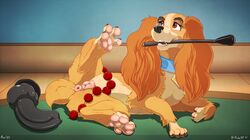 lady (lady and the tramp) from disney by psy101