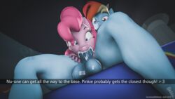 2020 2futas 3d 3d_(artwork) anthro balls big_penis blowjob cum cum_in_mouth cum_inside deepthroat dickgirl duo earth_pony english_text friendship_is_magic furry futa_on_futa futa_only futanari horse horsecock huge_cock my_little_pony pinkie_pie_(mlp) pony rainbow_dash_(mlp) screwingwithdash screwingwithsfm source_filmmaker straight_hair text