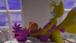 1boy 1girls 3d ahe_gao amy_rose anthro bed big_breasts blender burstingseas female lewdsidehill male sonic_(series) stomach_bulge tails