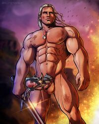 geralt of rivia from cd projekt red by blitzturner