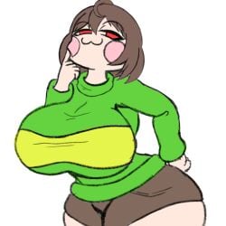 chara from undertale by yiomo