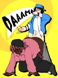 2boys 2d 2male anal anal_penetration anal_sex battle_for_dream_island bfdi black_text blush blushing blushing_male color colored dark-skinned dark-skinned_male dark_skin dog_collar eraser_(bfdi) gay gay_sex gijinka human human_male human_only humanized interracial interracial_sex interracial_yaoi light-skinned_male light-skinned_male/dark-skinned_male male male/male male_only male_penetrated male_penetrating male_penetrating_male object_show object_shows osc pen_(bfdi) penetration penis penis_in_ass precum sex sonia0_90 text twitter_link yaoi