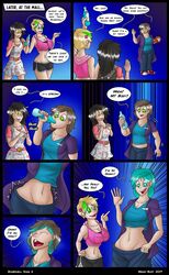 bombshell_soda breast_expansion comic midas-bust multiple_girls tagme yuri