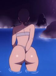 1girls 2d 2d_animation aged_up animated ass avatar_the_last_airbender bald_male balls bikini bottom_heavy braided_hair brown_hair bubble_butt butt_digging clothing cropped d-art dark-skinned_female digging_up_in_they_ass duo female hand_between_ass katara male scratching_ass scratching_butt shiny_ass shorter_than_30_seconds shorter_than_one_minute shorter_than_two_minutes small_breasts spying straight tagme thick_ass thick_hips