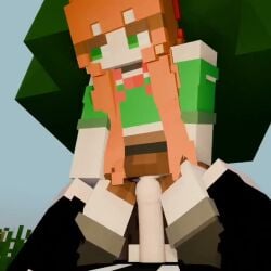 1girls 3d alex_(minecraft) animated clothed clothed_sex cowgirl_position minecraft outdoors outside penetration pov sex stomach_bulge tagme vaginal_penetration video xian_yuuwu
