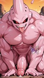 majin buu from dragon ball by zinekai