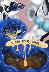 absurd_res anal_fluids anthro belly bodily_fluids colon domestic_cat dragon feces felid feline felis female female_pred female_prey fish food guts hi_res internal intestines joooon macro mammal marine micro mouth_shot mythological_creature mythological_scalie mythology neck_bulge open_mouth oral_vore organs saliva scalie shark stomach vore