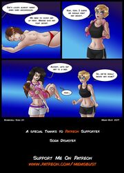 bombshell_soda breast_expansion comic midas-bust multiple_girls tagme yuri