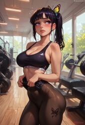 tsuyuri kanao from demon slayer by edenaiart