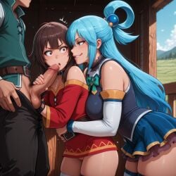 aqua (konosuba) from kono subarashii sekai ni shukufuku wo! by echodantalian