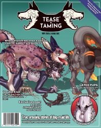 absurd_res all_fours anal anal_sex animal_genitalia animal_penis anthro ass balls barcode bdsm_collar bdsm_gear bdsm_outfit belly_tattoo belt black_body black_fur black_hair blue_eyes bodily_fluids body_pattern bondage bondage_gear bone bound bowl brown_eyes canid canine canine_genitalia canine_penis chained chained_collar chains chastity_cage chastity_device close-up clothing collar container cover cum cum_in_bowl cum_in_container cum_on_ground cumshot damienkamien degradation doggy_style dominant dominant_feral dominant_male dragon dripping drooling ears_back ears_down ejaculation emmett english_text eyebrows faceless_character faceless_male felid feline femboy feral flat_chastity_cage footprint fox from_behind_position fur gay gay_male genital_fluids genitals glowing glowing_body glowing_genitalia glowing_markings glowing_penis grey_body grey_fur group hair half-closed_eyes hi_res humiliation hybrid knot knotted_penis leaking leaking_precum leash leather leather_clothing leopard licking licking_lips looking_at_viewer looking_pleasured magazine magazine_cover makeup male male/male mammal markings muzzle_(object) muzzled mythological_creature mythological_scalie mythology narrowed_eyes navel nude oral pantherine pawprint pawprint_tattoo paws penetration penis pink_nose pivoted_ears precum rimming rimming_male rimming_while_penetrated saliva saliva_drip saliva_on_anus saliva_on_balls saliva_on_face saliva_on_tongue saliva_string scalie self_lick sex simple_background skull skull_head sloppy smile snow_leopard spikes spikes_(anatomy) spots spotted_body spotted_fur submissive submissive_male tail tattoo teeth text tongue tongue_out trio white_body white_fur yaoi