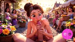 3d 3dcg ai_generated beauty_and_the_beast_(1991_film) belle_(beauty_and_the_beast) big_breasts big_penis breasts brown_eyes brown_hair closed_eyes cute cute_face cute_female cute_girl disney disney_prince disney_princess erection exhibitionism exibitionism eyg eyg_linktree female flower handjob handjob_gesture looking_at_partner looking_at_penis looking_at_viewer loop looping looping_animation market moan moaning moaning_in_pleasure moaning_on_cock moans on_side_handjob open_mouth penis pink_penis pov pov_blowjob pov_eye_contact pov_male public public_exposure public_masturbation public_nudity public_sex sound sound_edit sound_effect sound_effects sounding spying teen teenager uncensored video watching watching_masturbation watching_sex