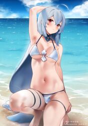 1girls 2d 2d_(artwork) 2d_artwork ahoge ak4ci almost_naked almost_nude arknights arm_behind_back arm_behind_head armpit armpit_crease armpit_focus armpit_peek armpits average_breasts bare_armpits bare_arms bare_belly bare_calves bare_chest bare_hands bare_hips bare_knees bare_legs bare_midriff bare_navel bare_shoulders bare_skin bare_soles bare_thighs bare_toes barefoot beach belly belly_button bikini bikini_bottom bikini_only bikini_top blue-haired_female blue_eyebrows blue_hair blue_sky breasts calves clouds coast collarbone curvaceous curvaceous_body curvaceous_female curvaceous_figure curvaceous_hips curvy curvy_body curvy_female curvy_figure curvy_hips day daylight daytime digital digital_art digital_drawing digital_drawing_(artwork) digital_media digital_media_(artwork) elbows exposed_armpits exposed_arms exposed_belly exposed_chest exposed_hips exposed_legs exposed_midriff exposed_navel exposed_shoulders exposed_skin exposed_thighs exposed_toes feet female female_focus female_only full_body groin hair_between_eyes hairless_armpits halterneck hand_behind_back hand_behind_head hands_behind_head head_tilt high_resolution highres horizon hourglass_figure knees lean_figure legs legs_folded long_hair looking_at_viewer medium_breasts midriff mostly_nude naked naked_female naked_woman narrow_waist navel nearly_nude nude nude_female nudity ocean outdoor outdoor_nudity outdoors outside posing posing_for_the_viewer practically_nude presenting_armpit red-eyed_female red_eyes sand sea seaside shaved_armpits shoulders skadi_(arknights) sky slender_body slender_waist slim_waist solo squat squatting squatting_female string_bikini swimsuit swimwear thick_thighs thighs tilted_head toes very_long_hair very_long_hair_female water white_bikini white_bikini_bottom white_bikini_top white_swimsuit white_swimwear wide_hips