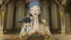 1girls 3d ancient_greek_clothes areola_slip areolae armlet bare_arms blue_dress blue_hair bracelet braid breasts candle candlestand choker closed_eyes corruption crown_braid dancer dancer_(three_houses) dochaunt24 dress earrings female female_only femdom femsub fire_emblem fire_emblem:_three_houses greco-roman_clothes hallucination indoors jewelry large_breasts light_blue_hair marianne_von_edmund mind_control nintendo open_mouth own_hands_together palms_together pillar post-timeskip praying rape short_hair single-shoulder_dress slave smile solo textless_version tricked unaware upper_body