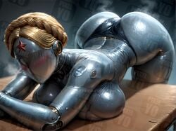 1girls ai_generated android ass atomic_heart ballerina big_breasts big_thighs blonde_hair breasts crown_braid curvaceous curvy curvy_figure cyborg cyborg_girl digital_media_(artwork) ekaterina_nechayeva female focus_entertainment gynoid hips hourglass_figure huge_ass huge_breasts huge_thighs large_breasts large_thighs legs mature mature_female metallic_body mundfish pixel-yo right_(atomic_heart) russian russian_female the_twins_(atomic_heart) thick thick_hips thick_legs thick_thighs thighs voluptuous voluptuous_female waist wide_hips wide_thighs