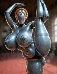 1girls ai_generated android atomic_heart ballerina ballerina_position big_breasts big_thighs blonde_hair breasts crown_braid curvaceous curvy curvy_figure cyborg cyborg_girl digital_media_(artwork) ekaterina_nechayeva female focus_entertainment gynoid hips hourglass_figure huge_ass huge_breasts huge_thighs large_breasts large_thighs legs mature mature_female metallic_body mundfish pixel-yo right_(atomic_heart) russian russian_female the_twins_(atomic_heart) thick thick_hips thick_legs thick_thighs thighs voluptuous voluptuous_female waist wide_hips wide_thighs