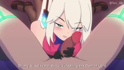 1080p 1boy 1boy1girl 1girls 2d 2d_animation :p animated areolae artist_name audio blowjob blush blush_lines blushing_male breasts breasts_out cape captions clitoris contract corset credits cum cum_on_face cum_on_hair cum_on_tongue cumshot dawhalehole digitan_(porforever) disc english_subtitles explosion facial fellatio femdom fighting foot_on_crotch full_version gloved_handjob gloves hand_on_penis handjob handjob_while_sucking horn internal_view kissing_penis laying_on_ground licking_lips longer_than_3_minutes looking_at_porn luc4k magical_girl_transformation male_abs male_moaning male_voice_actor moaning music nipples oral oral_internal panties panties_down pantyhose pantyhose_down penis penis_in_mouth plug_tail pov powers precum preview pussy red-eyed_male red_eyes red_eyes_male removing_clothes saliva saliva_on_penis see-through_legwear shorter_than_four_minutes signing_contract sound sound_effects subtitles sucking_penis tagme tail thewhalehole tied_up tongue_around_penis topless_male unbuttoning vagina video voice_acted wand watching_porn white-haired_female white_hair white_hair_female white_panties wrists_tied x-ray_view zerodiamonds